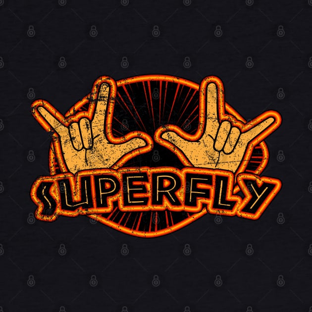 Superfly (distressed) by Doc Multiverse Designs